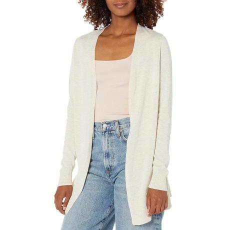 Suéter de cardigan leve e frontal aberto Amazon Essentials